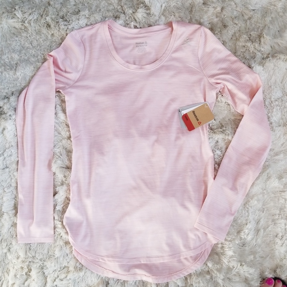 Reebok blush long sleeve training shirt